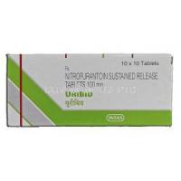 Uribid, Generic Macrobid, Nitrofurantoin Sustained Release, 100 mg, Box
