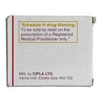 Stavir-30, Generic Zerit, Stavudine, 30 mg, Cipla manufacturer