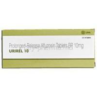 Urirel 10, Generic Uroxatral, Alfuzosin, 10mg, Prolonged-Release, Box