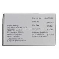 Vegro-50, Sildenafil Citrate 50mg Box Manufacturer HAB Pharma