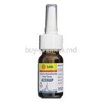 Azenap, Azelastine Hydrochloride, 10ml, Nasal spray, Bottle