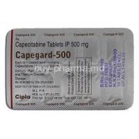 Capegard 500, Capecitabine 500mg Tablet Description