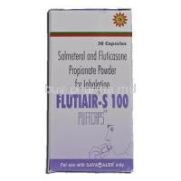 Flutiair-s 100, Salmeterol And Fluticasone Propionate Powder For Inhalation, Box