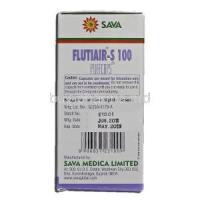 Flutiair-s 100, Salmeterol And Fluticasone Propionate Powder For Inhalation, Sava Medica Manufacturer