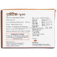 Azitech-500, Generic Zithromax, Azithromycin 500mg, Box Description