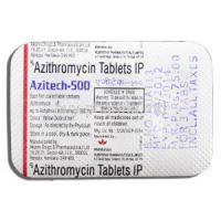 Azitech-500, Generic Zithromax, Azithromycin 500mg, Strip Description