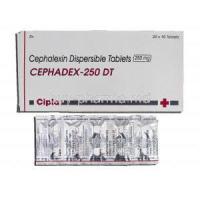 Cephadex 250 DT, Generic Keflex, Cephalexin Dispersible 250mg Tablet