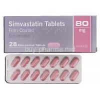 Simvastatin Tablets, Generic  Zocor, Simvastatin 80mg