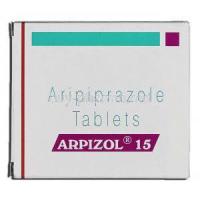 Arpizol 15, Generic Abilify, Aripiprazole 15mg, Box