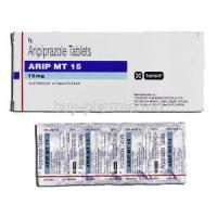 Arip MT 15, Generic Abilify, Aripiprazole 15mg, Tablet