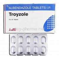 Troyzole, Generic Albenza, Albendazole 400mg, Tablet