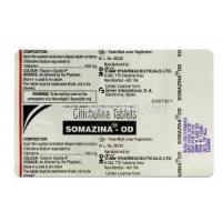 Somazina OD, Brand Somazina, Citicholine, 1000 mg, Strip description