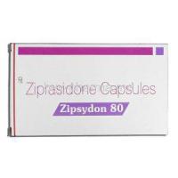 Zipsydon 80, Generic Geodon, Ziprasidone 80mg, Box