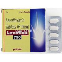 Lotor, Generic  Levaquin,  Levofloxacin 750 Mg Tablet (Emcure Pharmaceuticals)