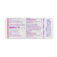Sustinex-30, Generic Priligy, Dapoxetine HCL, 30 mg, Strip Description