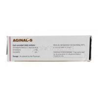 Aginal-5, Generic Norvasc, Amlodipine, 5 mg, Box Description