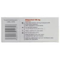 Allopurinol, Generic Zyloprim 100mg  box information