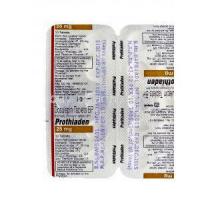 Prothiaden, Dothiepin 25 mg blister information