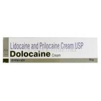 Dolocaine, Generic Emla Cream, Lidocaine Prilocaine 25mg 25mg 15gm cream box