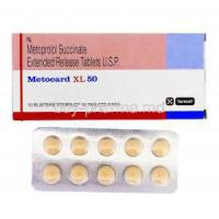 Metocard XL, Generic  Lopressor Toprol XL, Metoprolol Succinate  XR 50mg