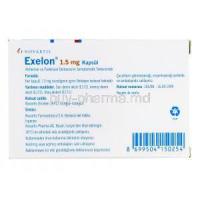 Exelon, Rivastigmine Hydrogen Tartrate 1.5mg Turkey