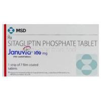 Januvia,	Sitagliptin Phosphate 100 mg Tablet MSD