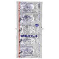 Glynase XL, Generic Glucotrol XL, Glipizide XL 10mg packaging
