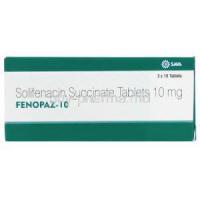 Fenopaz, Generic Vesicare,Solifenacin 10mg box
