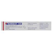 Suminat, Generic  Imitrex,  Sumatriptan Tablet Box Side (Sun Pharma)