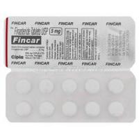 Fincar, Generic  Proscar,  5 Mg Finasteride  Tablet (Cipla)
