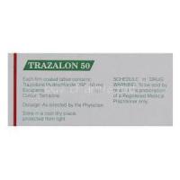 Generic Desyrel, Trazodone 50 mg box internal