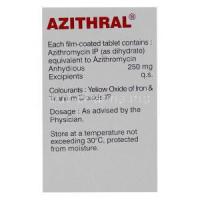 Generic Zithromax, Azithromycin 250 mg tablet box manufacturer