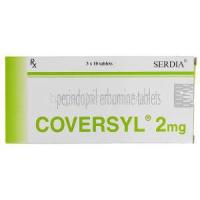 Coversyl 2, Generic Aceon, Perindopril 2 mg box
