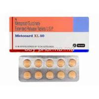 Metocard XL 50, Generic Lopressor, Metoprolol Succinate 50mg