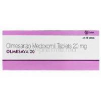 Olmesava 20, Generic Benicar, Olmesartan Medoxomil 20mg box
