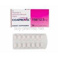CoAprovel, Generic Avalide, Irbesartan and Hydrochlorothiazide 150mg and 12.5mg
