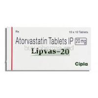 Atorlip, Generic Lipitor,  Atorvastatin 10 mg Tablet (Cipla)