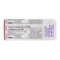 Lametec-50 DT, Generic Lamictal, Lamotrigine 50mg Blister Pack Information