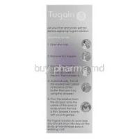 Tugain Solution 5, Generic Rogaine, Minoxidil Topical Solution 5% 60ml Box Directions for Use