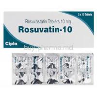Rosuvatin-10, Generic Crestor, Rosuvastatin 10mg