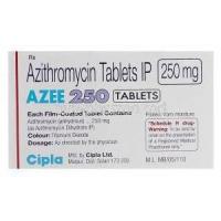 AZEE 250, Generic Zithromax, Azithromycin 250mg Box Information