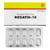 Rozatin-10, Generic Crestor, Rosuvastatin 10mg