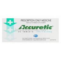 Accuretic, Quinapril 10mg and Hydrochlorothiazide 12.5mg Box
