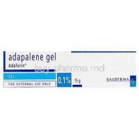 Adaferin Gel, Generic Differin, Adapalene 0.1% 15gm Box