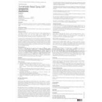 Generic  Imitrex , Sumatriptan  Nasal Spray information sheet