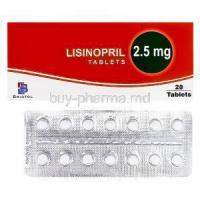 Lisinopril, Generic Zestril, Lisinopril 2.5mg
