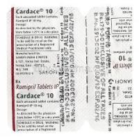 Cardace, Generic Altace, Ramipril 10mg Blister Pack Information