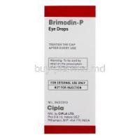 Brimodin-P Eye Drops, Generic Alphagan, Brimonidine Tartrate 0.15% 5ml Box Cipla Manufacturer