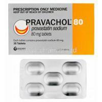 Pravachol 80, Pravastatin Sodium 80mg