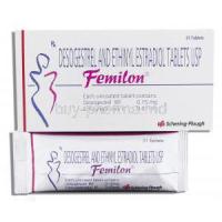 Femilon, Generic Dianette, 0.15 Mg,  Ethinyl Estradiol/ Desogestrel  0.02 Mg Tablets (Schering-Plough) Box